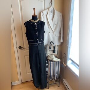 Rachel Zoe top/vest piping NWOT